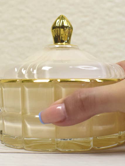 Pretty Little Box - Beige| Decorazione per la casa| Vetro per la vendita all'ingrosso da parte di PIETRA DI CASA