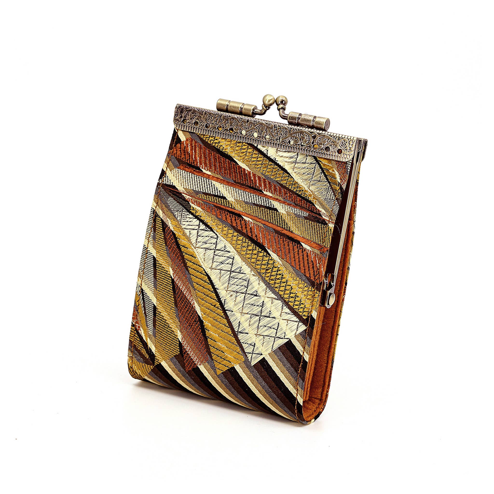 Cathayana - Wholesale Card Holder - Women's - Bamboo Leaves Brocade RFID Card Holder4