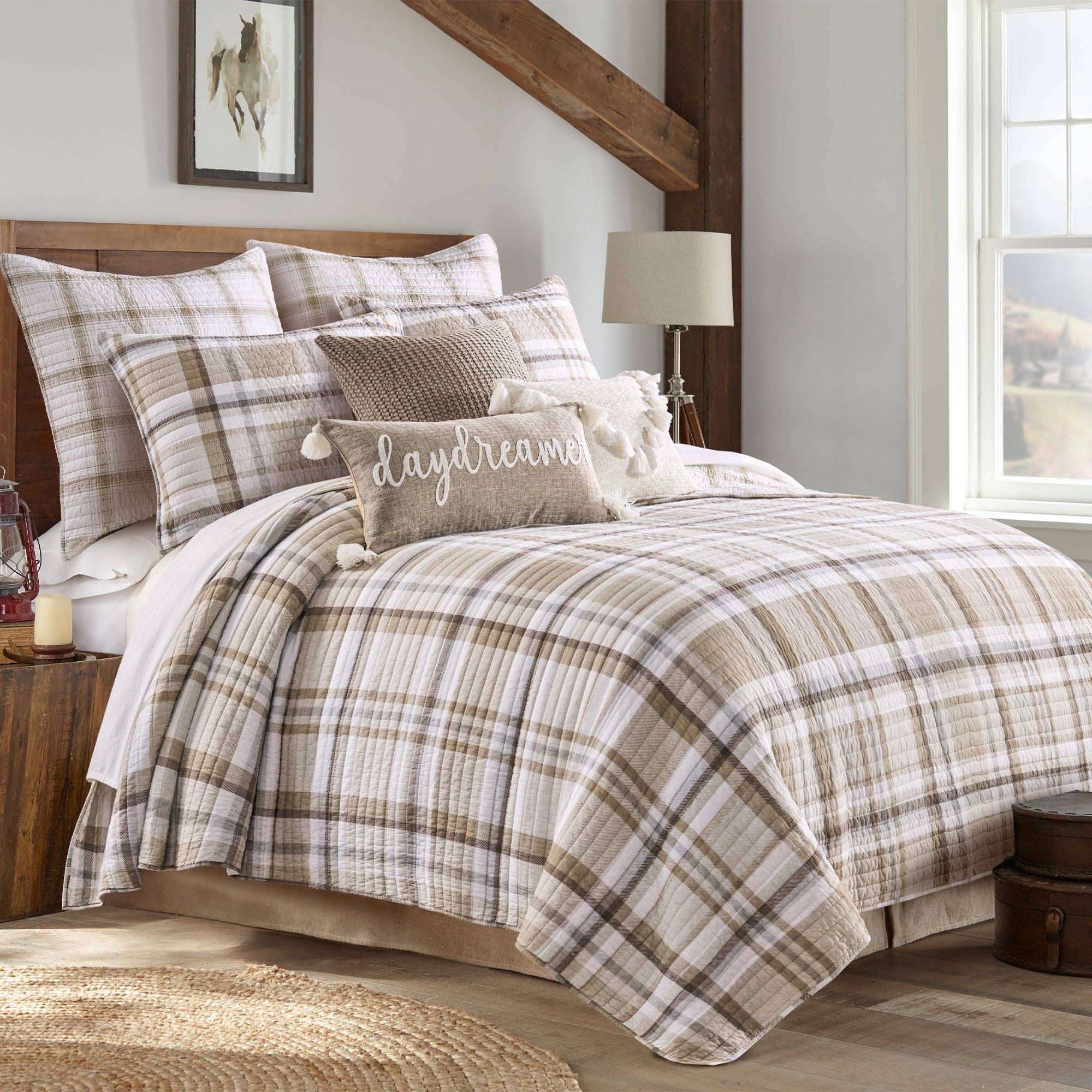 Levtex Home - Wholesale Quilt - Spencer Plaid Quilt17