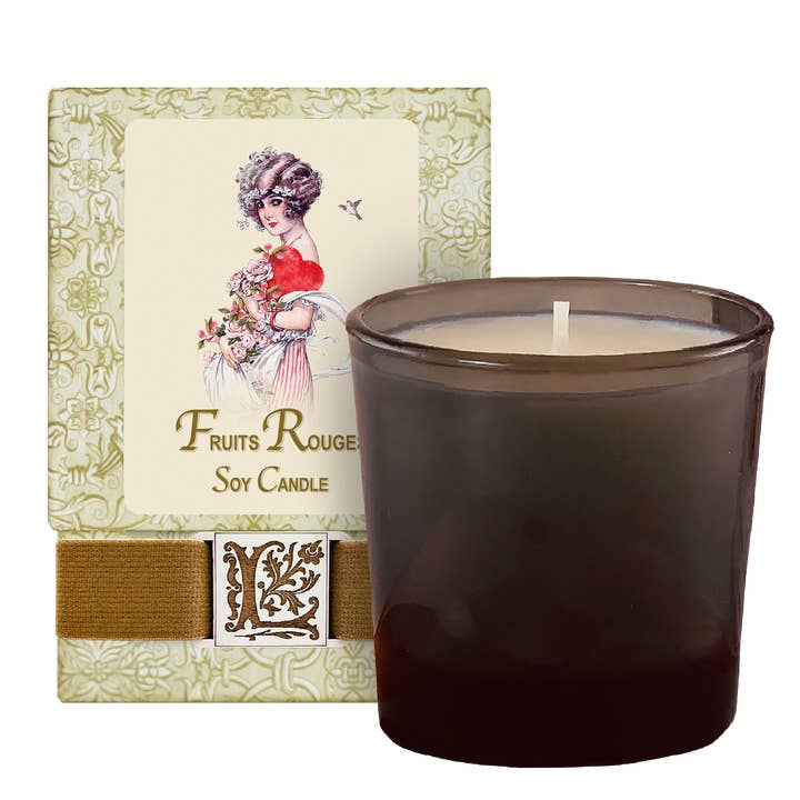 Vela de soja Fruits Rouges 9 onzas/250 g. para venta al por mayor de La Bouquetiere French Collections