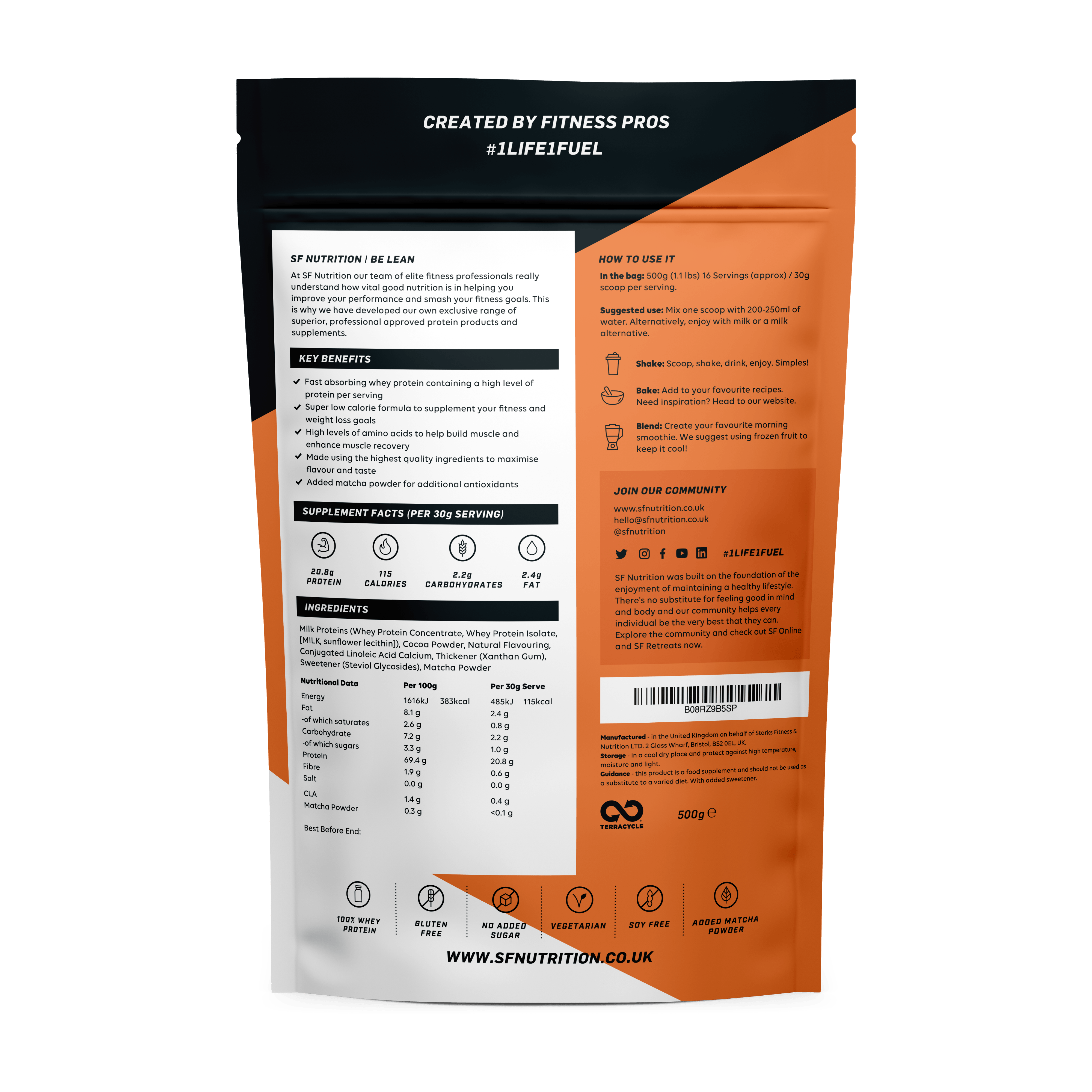 SF Nutrition – wholesale Protein/superfood powder – Whey Protein22