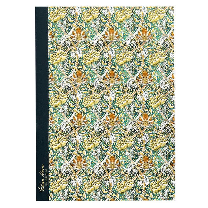 Koustrupco - Wholesale Notebook - Windrush Pattern Green WM - Note Booklet - Made in Denmark1