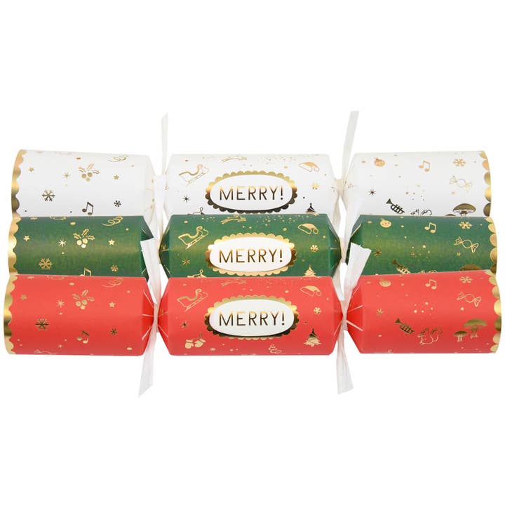 TOPS Malibu - Wholesale Party Favor - Surprise Crackers - Christmas Holiday - Assorted Colors