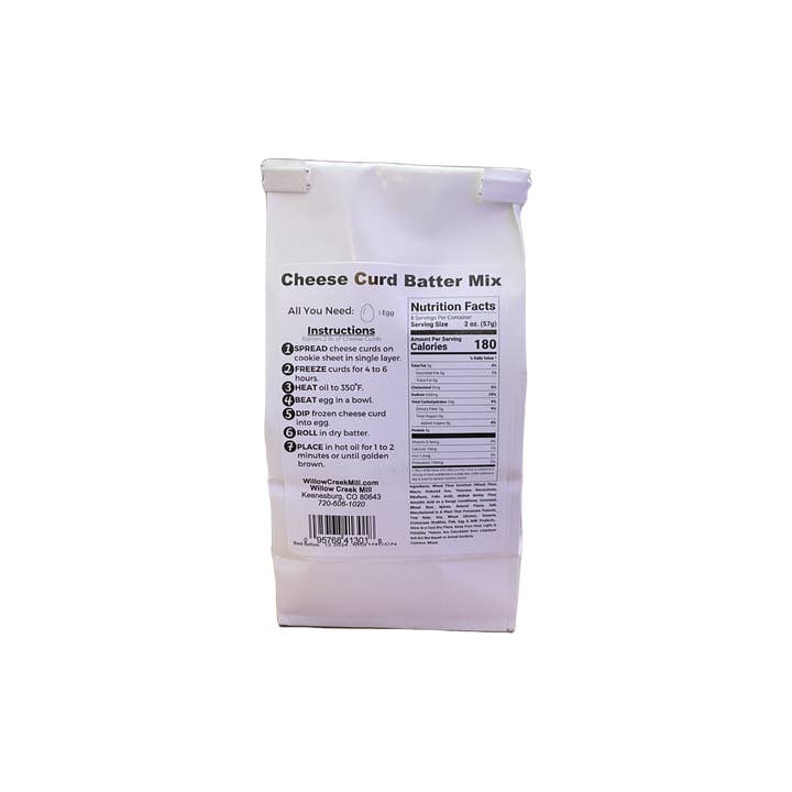 Willow Creek Mill - Wholesale Bread Mix - Willow Creek Mill Cheese Curd Batter Mix2