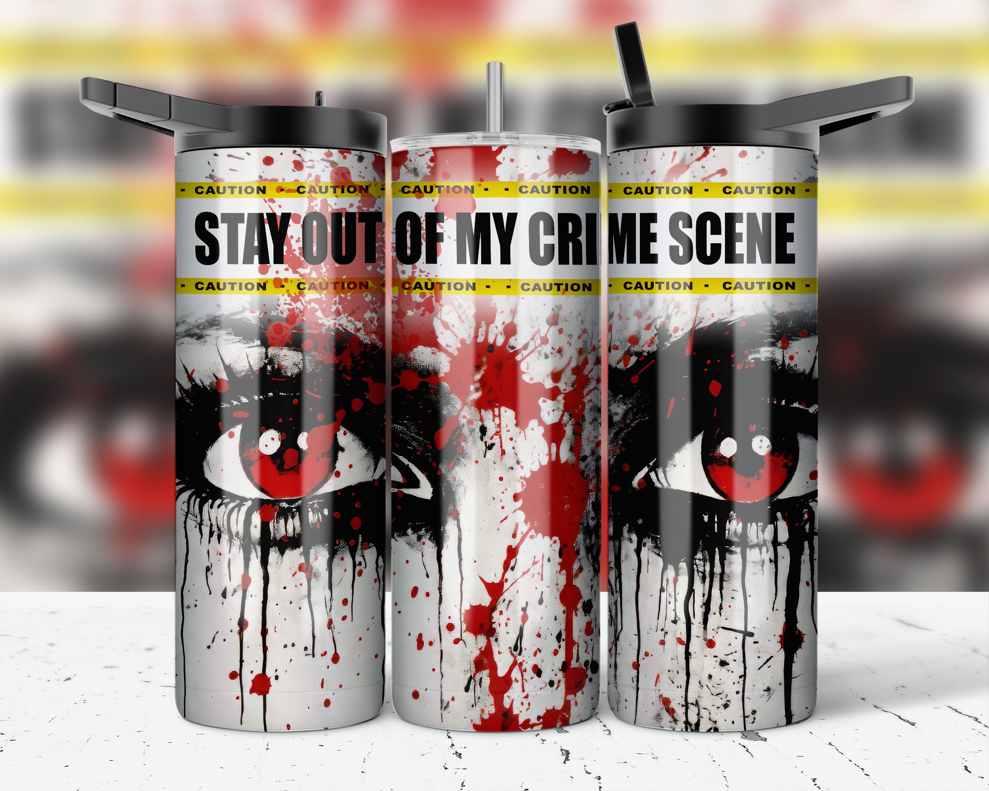 Hogg Outfitters - Wholesale Sublimation Transfer - Sublimation Prints for 20oz Skinny - True Crime (10 Pack)8