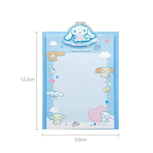 BCZShop - Wholesale Clipboard - SANRIO CHARACTERS MINI CLIPBOARD