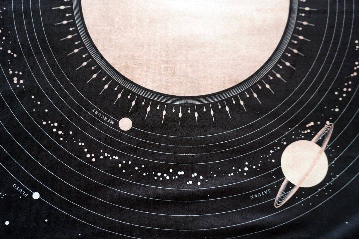 Hidden Crystal Tarot - Wholesale Tarot Cards - Solar System Tarot Cloth6