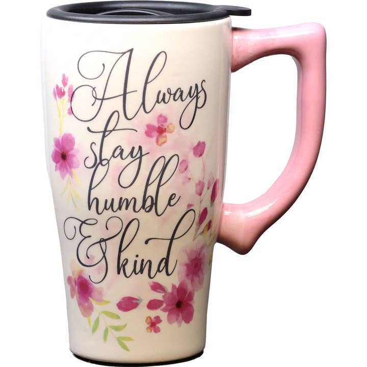 Spoontiques, Inc - Wholesale Coffee Mug - Humble And Kind Travel Mug