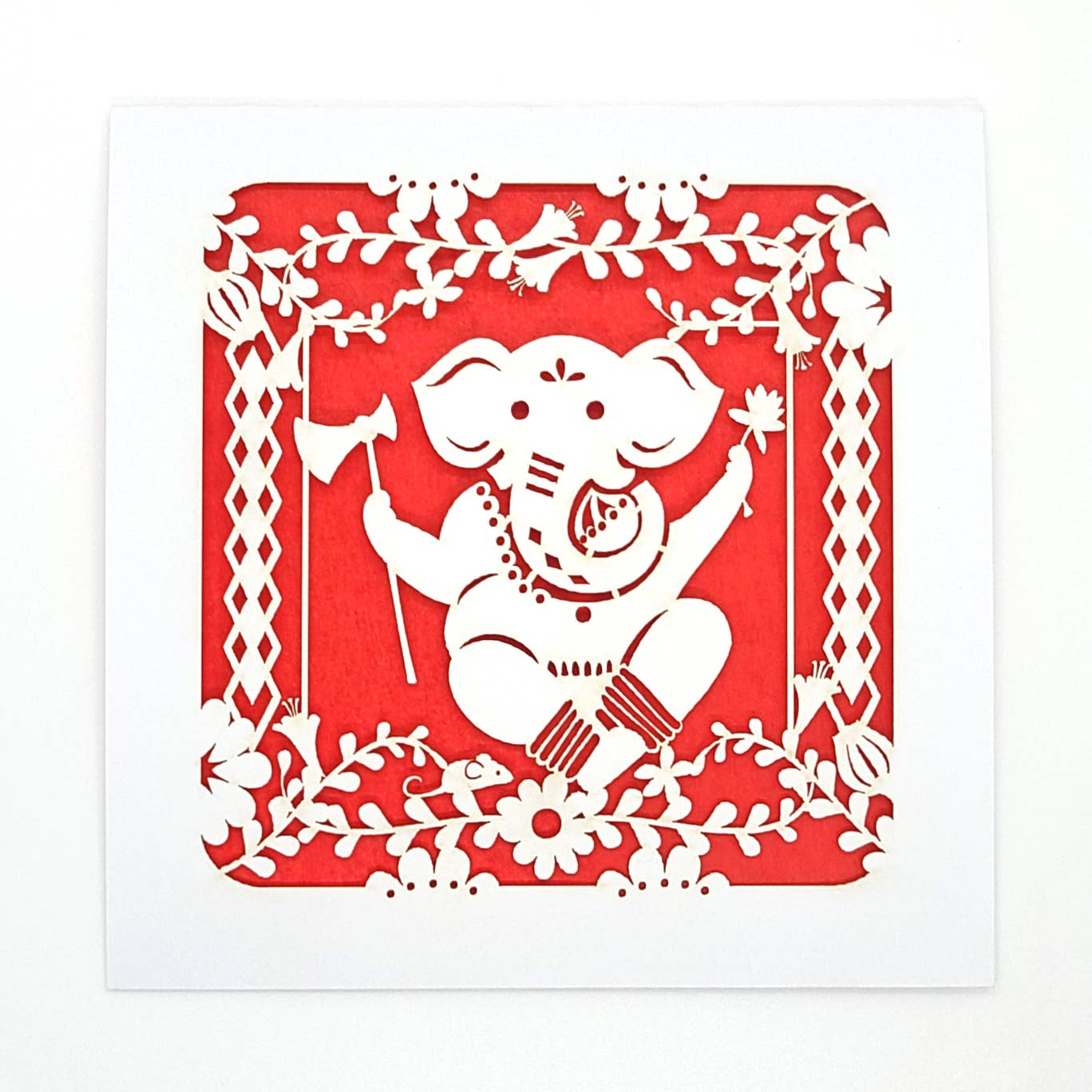 two hermanas - Wholesale Everyday Greeting Card - Ganesh - mover of obstacles laser cut cards10