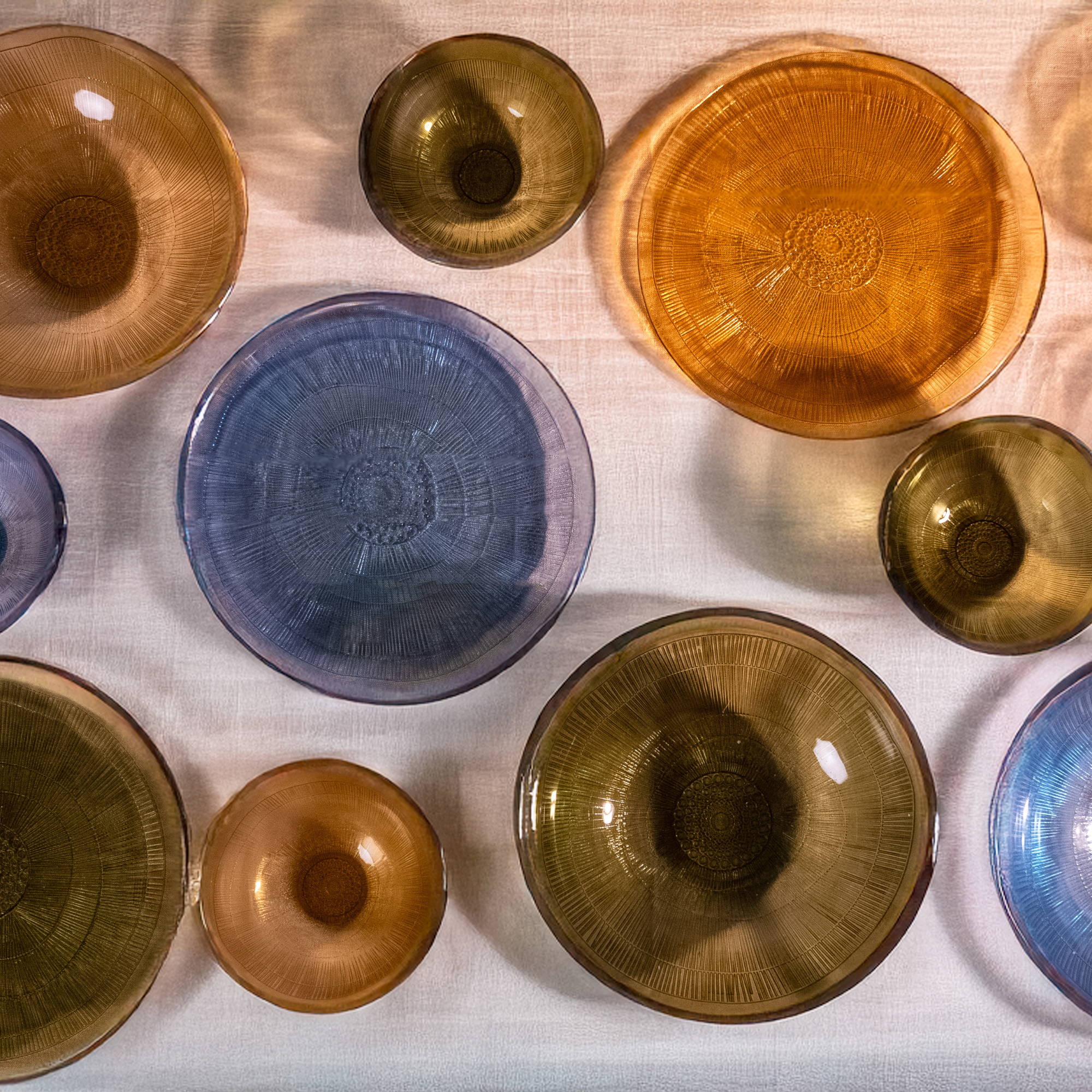 Jarapa – wholesale Bowl – Recycled Glass Zenda Bowl 18cm6