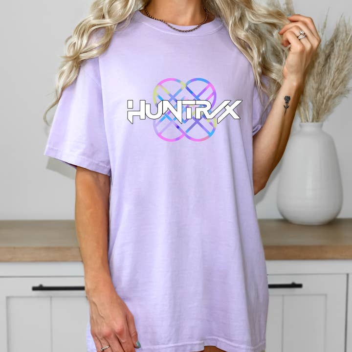 Huntrx- K-Pop Demon Hunters Orchid Tee for wholesale by Dreamy Days Co.
