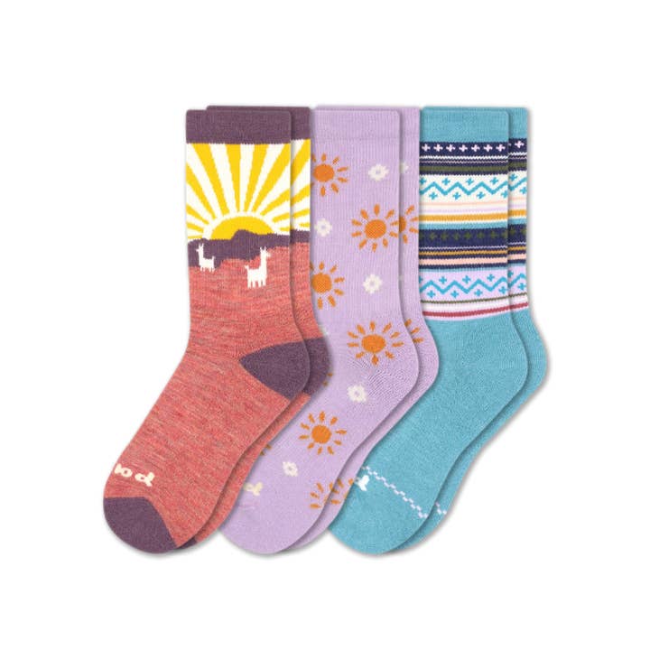 Pacas - Wholesale Socks - Women's - 3 Pack - Women's Crew Pacas Socks35
