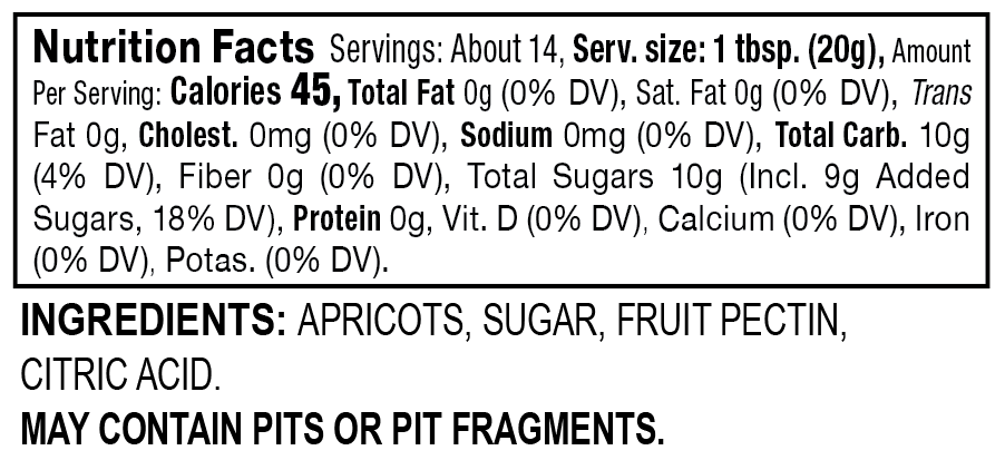 Delallo - Wholesale Jam/Jelly - Apricot Spread (Apricot Jam)1