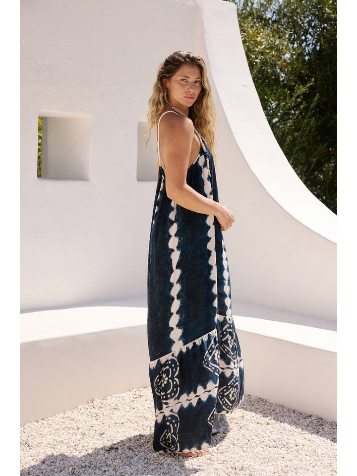 Indigo Drifters Krishna Maxi for wholesale on Faire