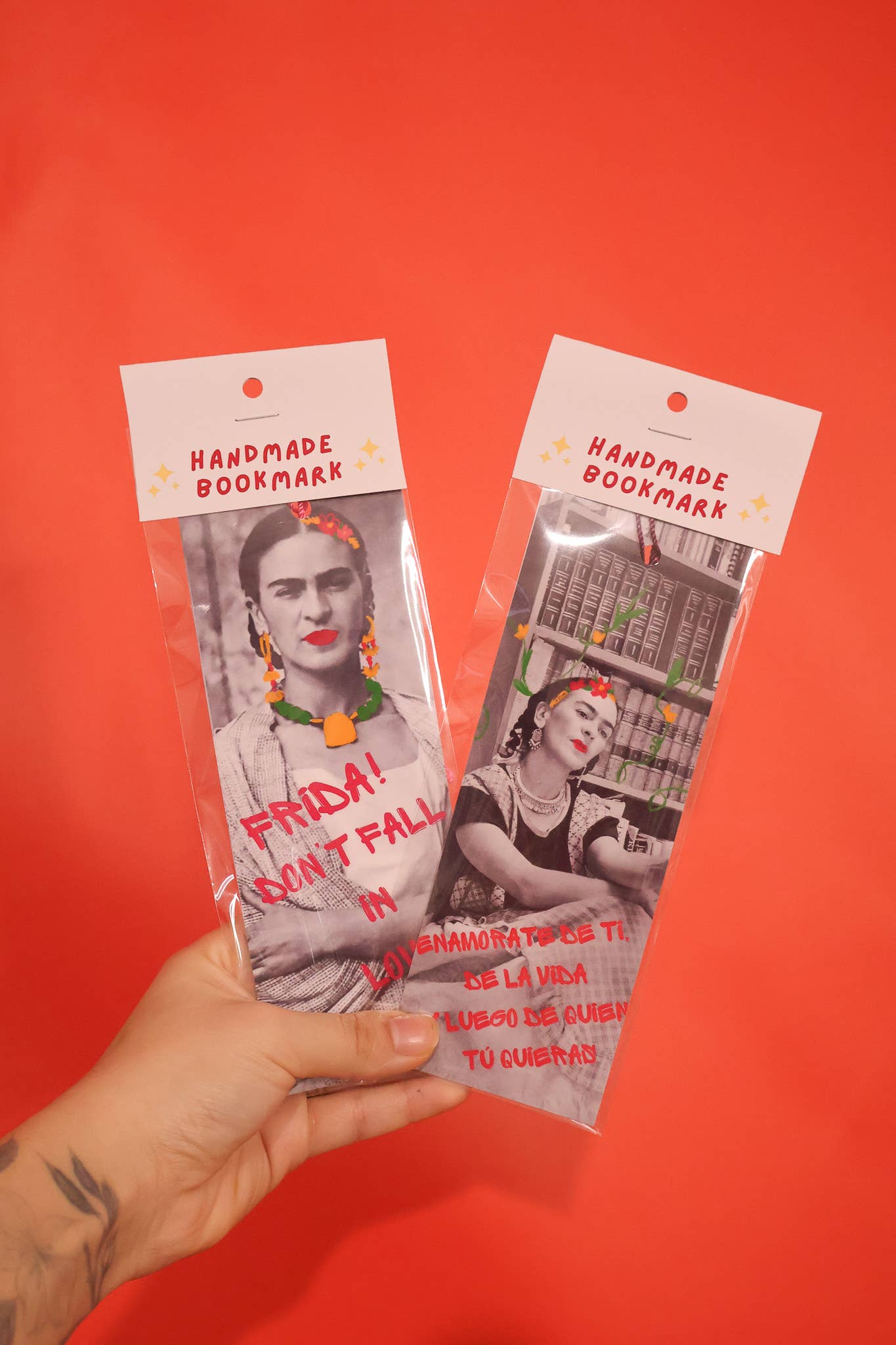 Gaec Studio - Wholesale Bookmark - Frida Kahlo Style Pop Culture Bookmarks