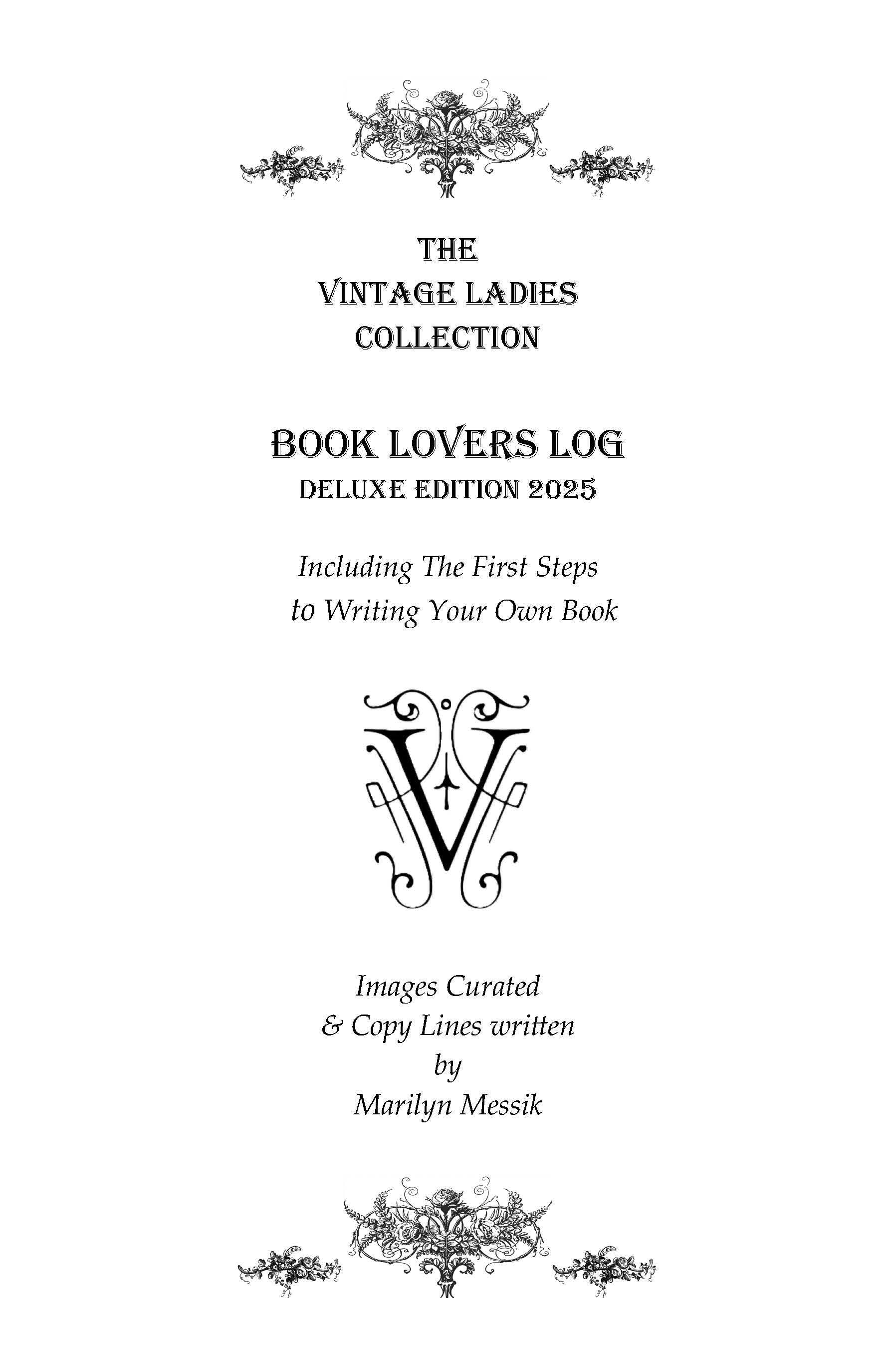 VINTAGE LADIES COLLECTION – wholesale Notebook – Vintage Ladies Collection: BOOKLOVERS LOG DELUXE EDITION2
