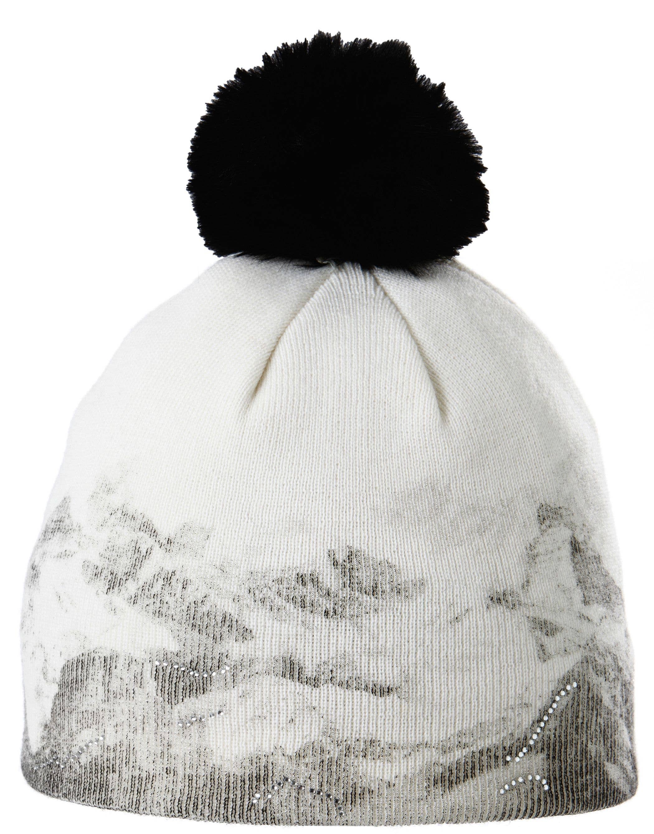 Screamer - Venta al por mayor Gorro de lana - Mujer - Gorro de lana merina de Patagonia con pompón de piel sintética0