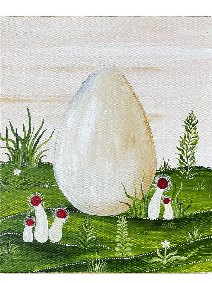 * Draconian Egg Toad On Canvas for wholesale by Bell Hutley