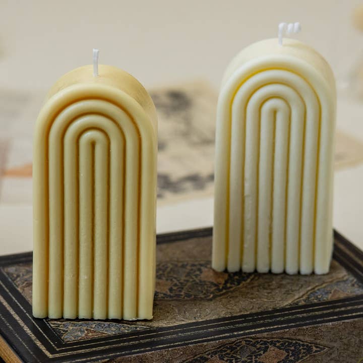 Rainbow Shape Candle, Natural Soy wax, Coconut Soy Wax, Gender reveal, Birthday, wedding. for wholesale by Soanna Candle Co.