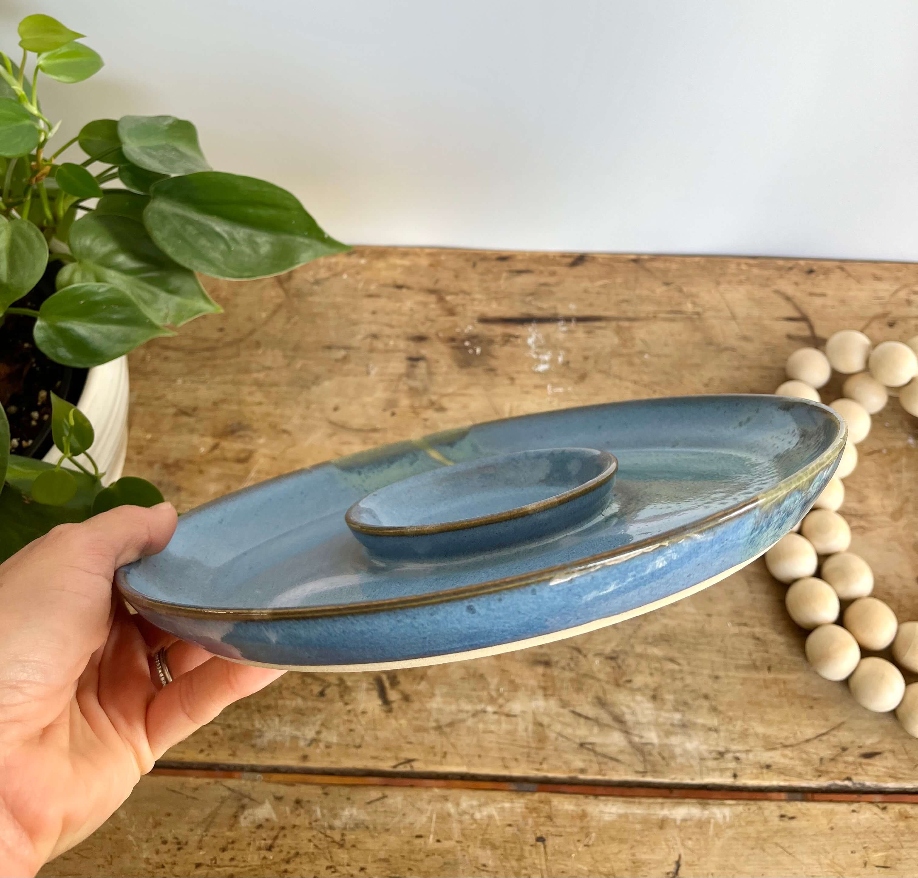 Coastal Clay Co. - Wholesale Platter - Bread and Oil Dipping Plate Platter8