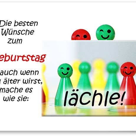 Geburtstag / Grußkarte / 519333 für den Großhandel von Yabué