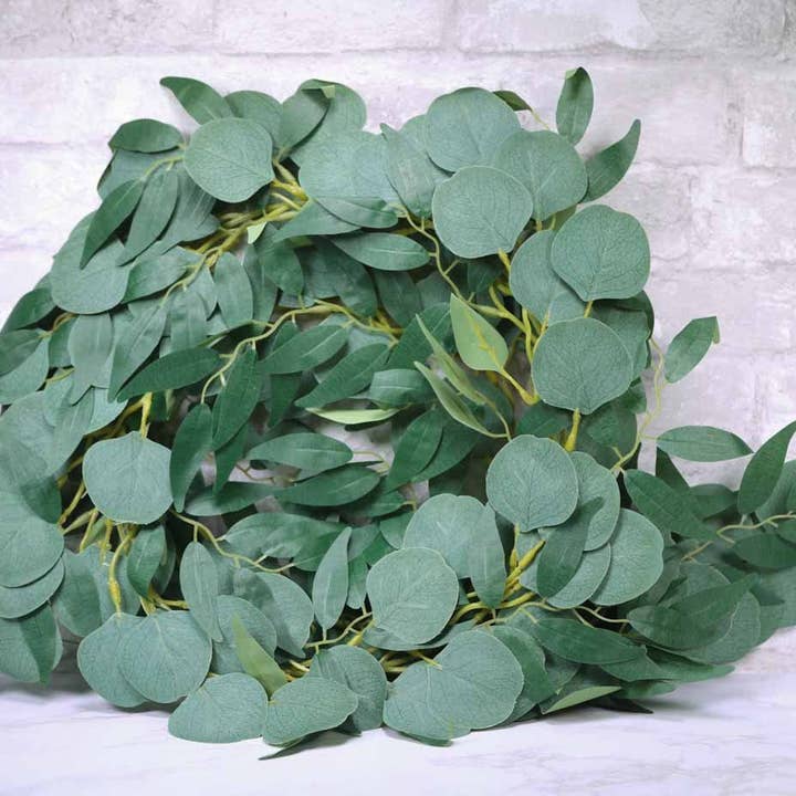 Sola Wood Flowers - Wholesale Bunting/Garland - 6 Foot Eucalyptus Garland1