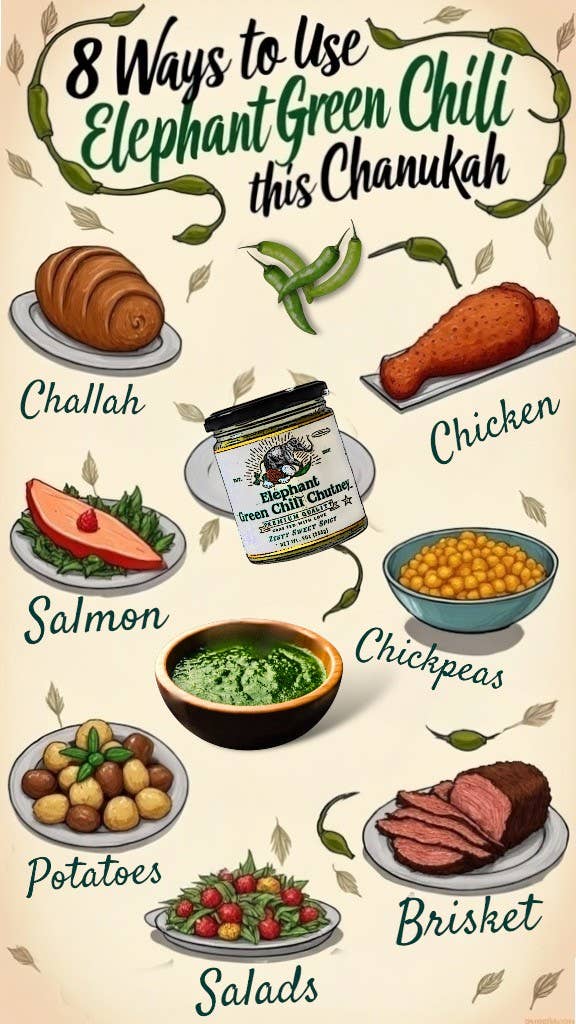 Elephant Green Chili Chutney - Wholesale Chutney - Elephant Green Chili Chutney For Foodservice4