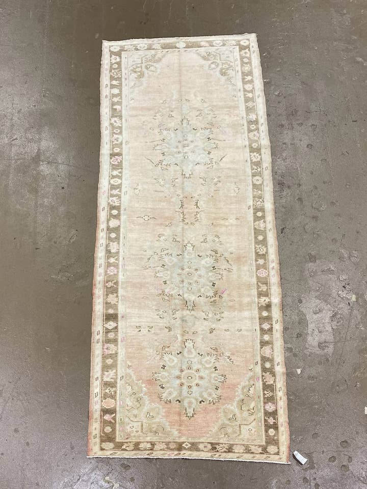 Vintage Turkse Kars Vloerkleed | 5 x 14.1 voor wholesale door Vintage Loomz