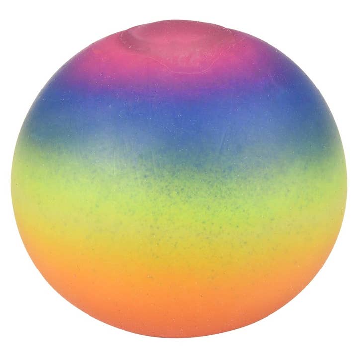 La Luna Bella - Toys - Wholesale Squishy Toy - Kids & Baby - 2.5" SQUISH AND STRETCH RAINBOW GUMMI BALL LLB Squishy Toys