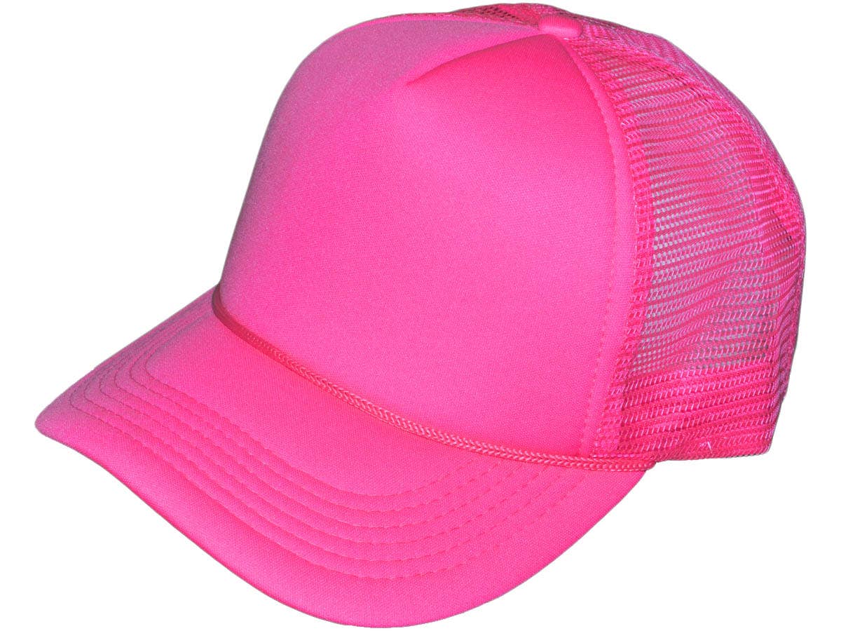 Buck Wholesale – Großhandel Trucker-Cap – Unisex – Buck Wholesale Schlichte Schaumstoff-Trucker-Caps mit Netzrückseite, mittleres Profil (44 Farben)43