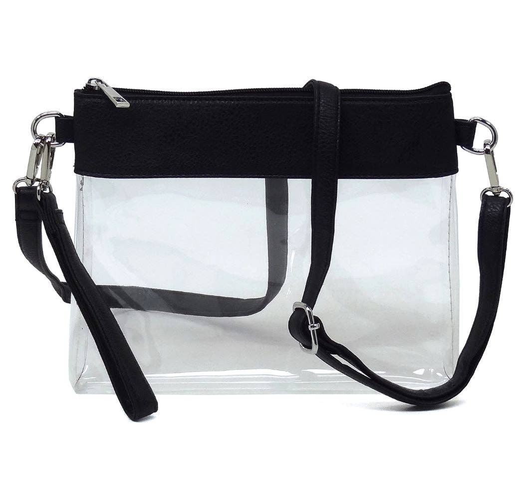 MiMi Wholesale - Wholesale Crossbody Bag - Women's - AD200T Game Day Clear Crossbody Bag/Clutch14