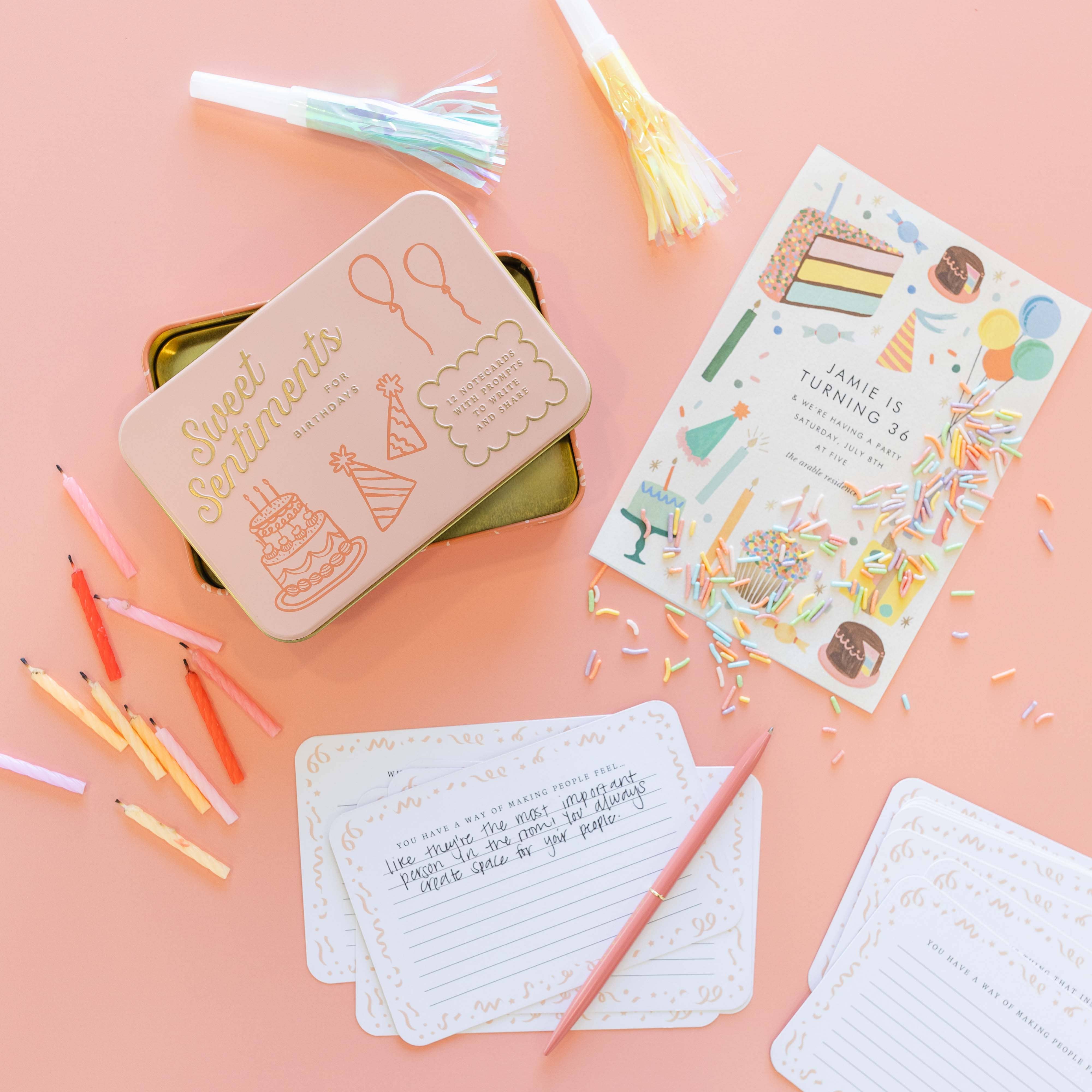 Lumitory - Wholesale Stationery/Notecard Set - Sweet Sentiments for Birthdays2