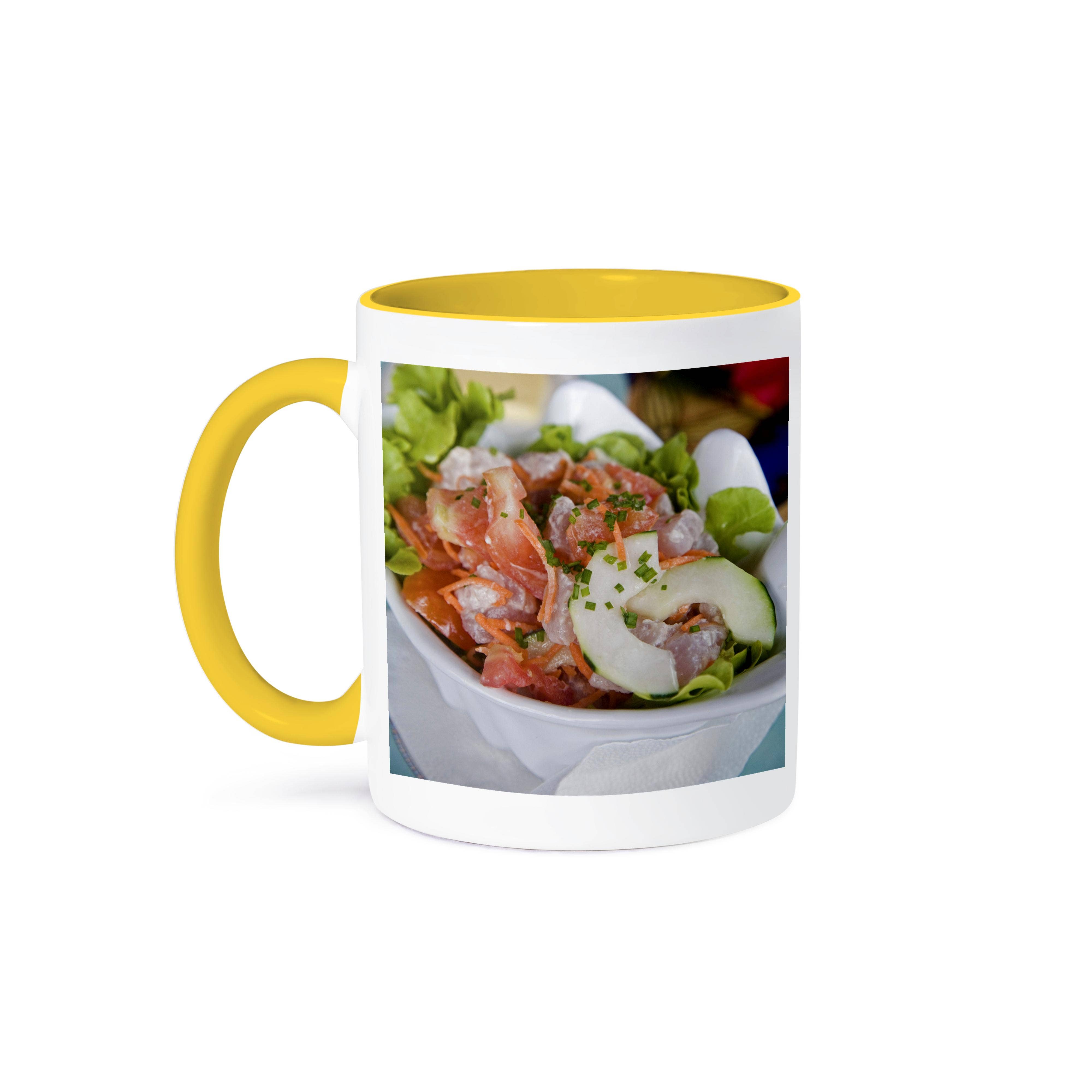 3dRose - Wholesale Coffee Mug - 3dRose, Cuisine, Poisson Cru, Les Tipaniers Hotel, Moorea - OC13 DPB0152 - Douglas Peebles, Mug0