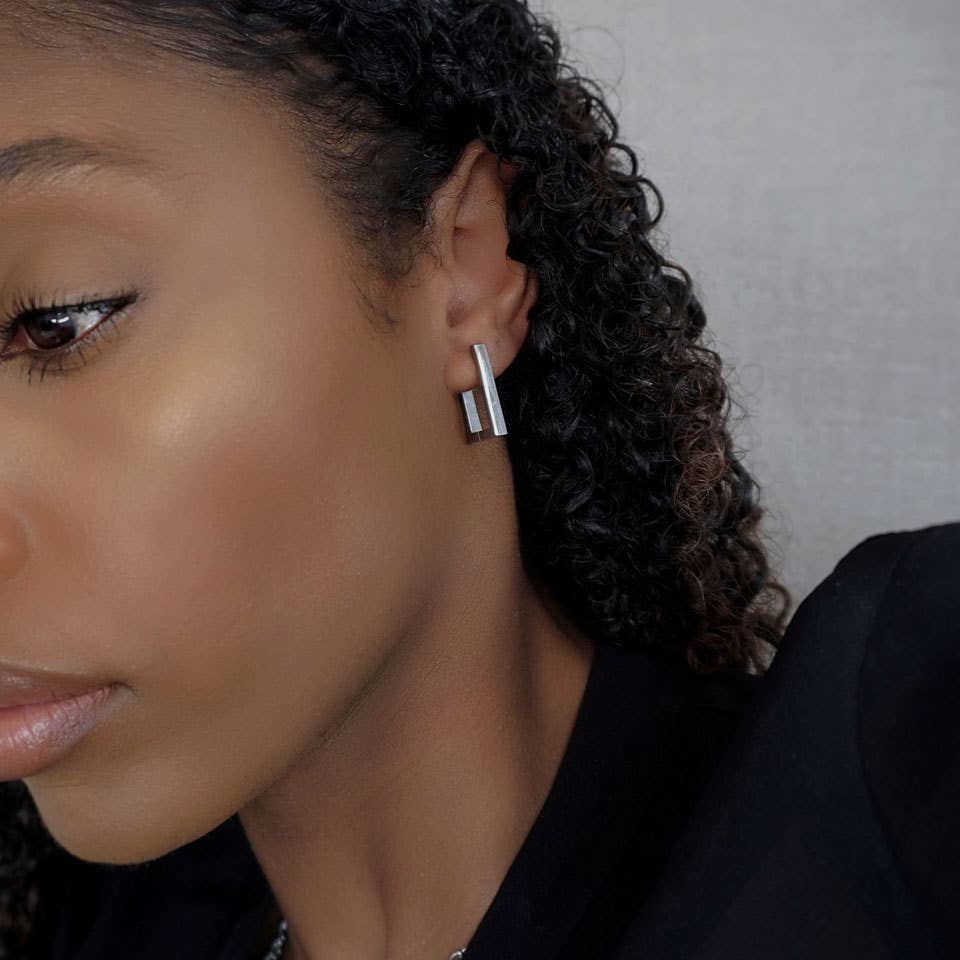 A Weathered Penny Jewellery - Wholesale Hoop Earrings - Sage Hoops3