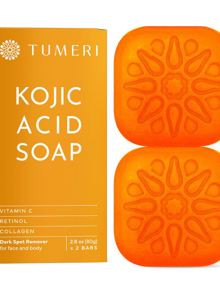 Turmeric Kojic Acid Soap - Face and Body for wholesale by TUMERI