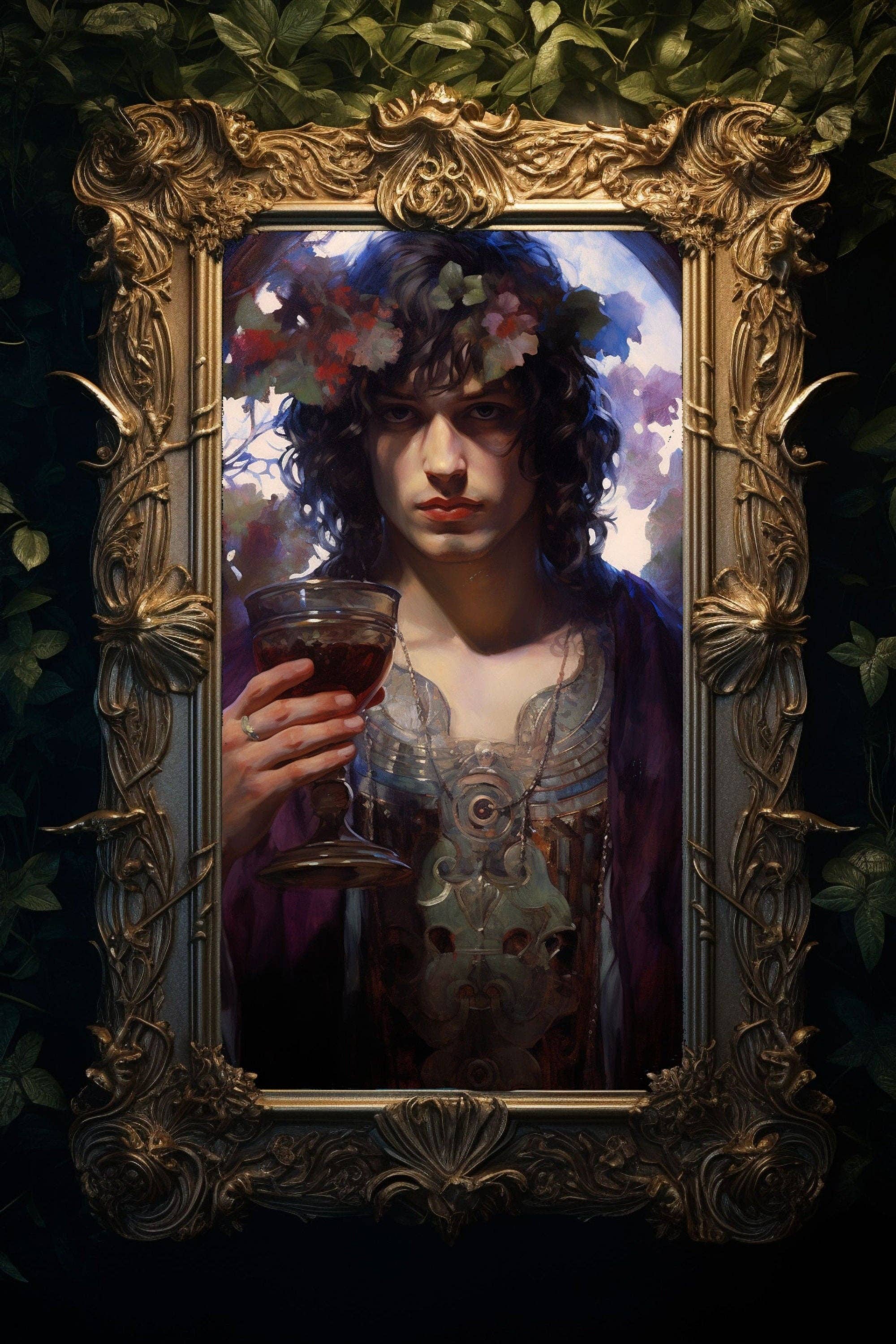Ye Curiosity Shoppe - Wholesale Art Print - Dionysus God of Wine Art Print2