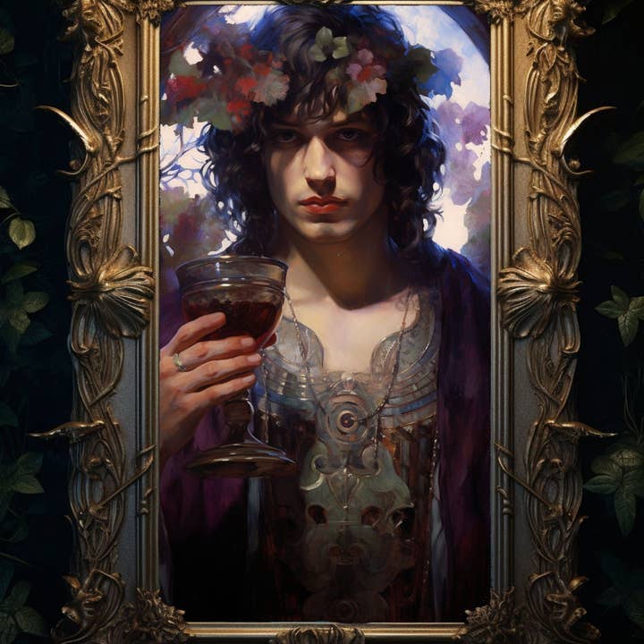 Ye Curiosity Shoppe - Wholesale Art Print - Dionysus God of Wine Art Print2