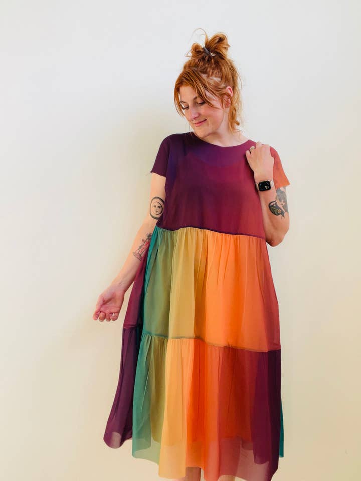 Altar - Wholesale Dress - Women's - Prism Dress in Sunset1