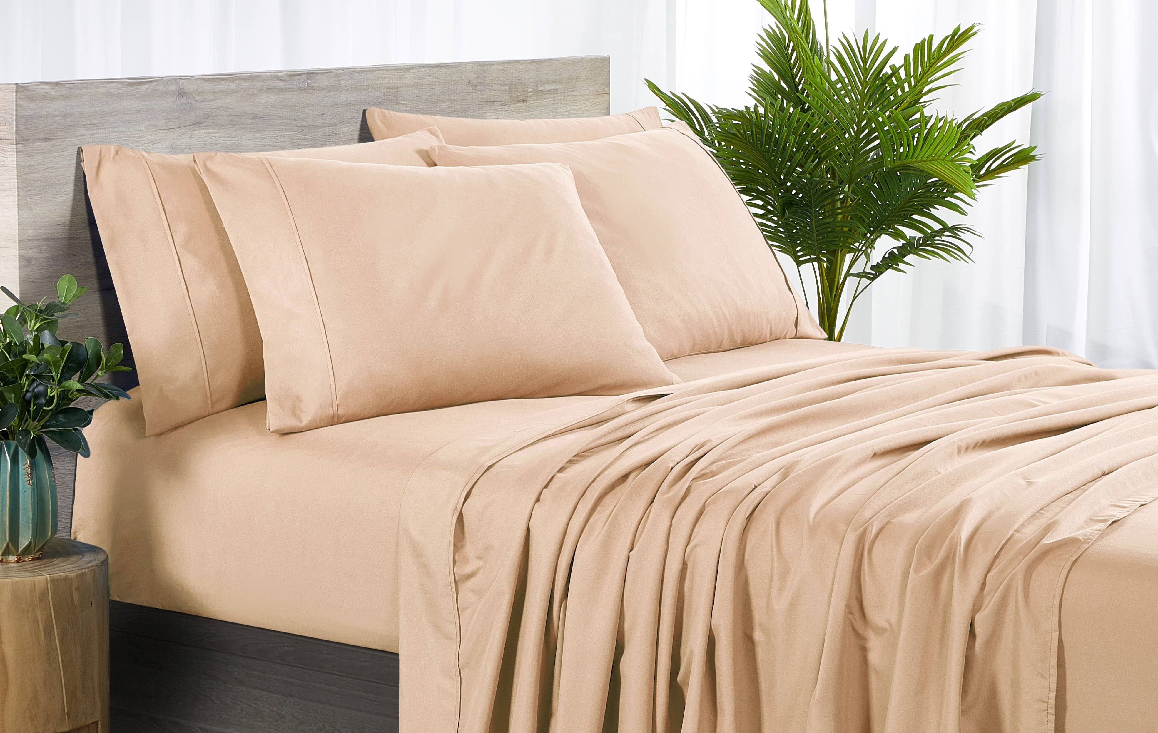 Bed Bath Fashions - Wholesale Sheet Set - Bibb Home 2000 Count 6-Piece Bamboo Sheet Set with Suregrip8