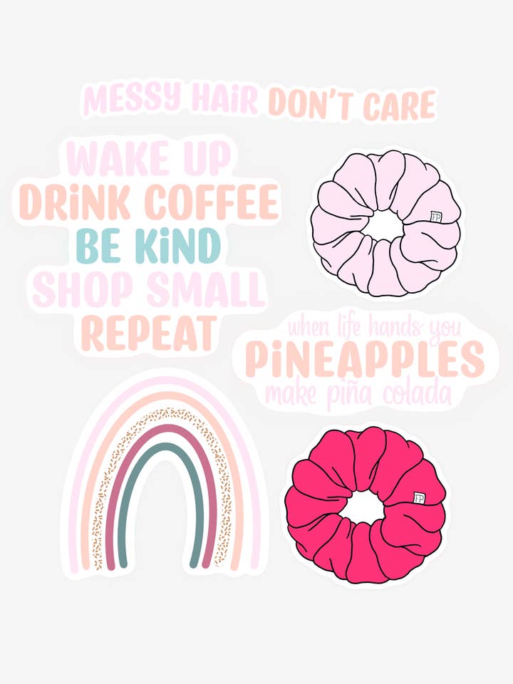 Durable Vinyl Stickers for Water Bottles, Laptops for wholesale by Flirty Pineapple