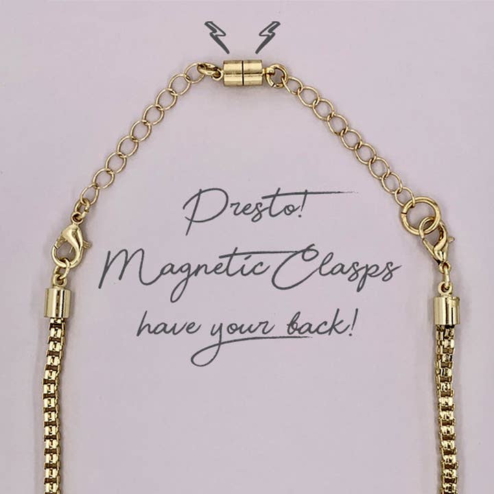 Jewelry Made by Me - Wholesale Doe-het-zelf-knutselset - Magnetische sluiting, zilver3