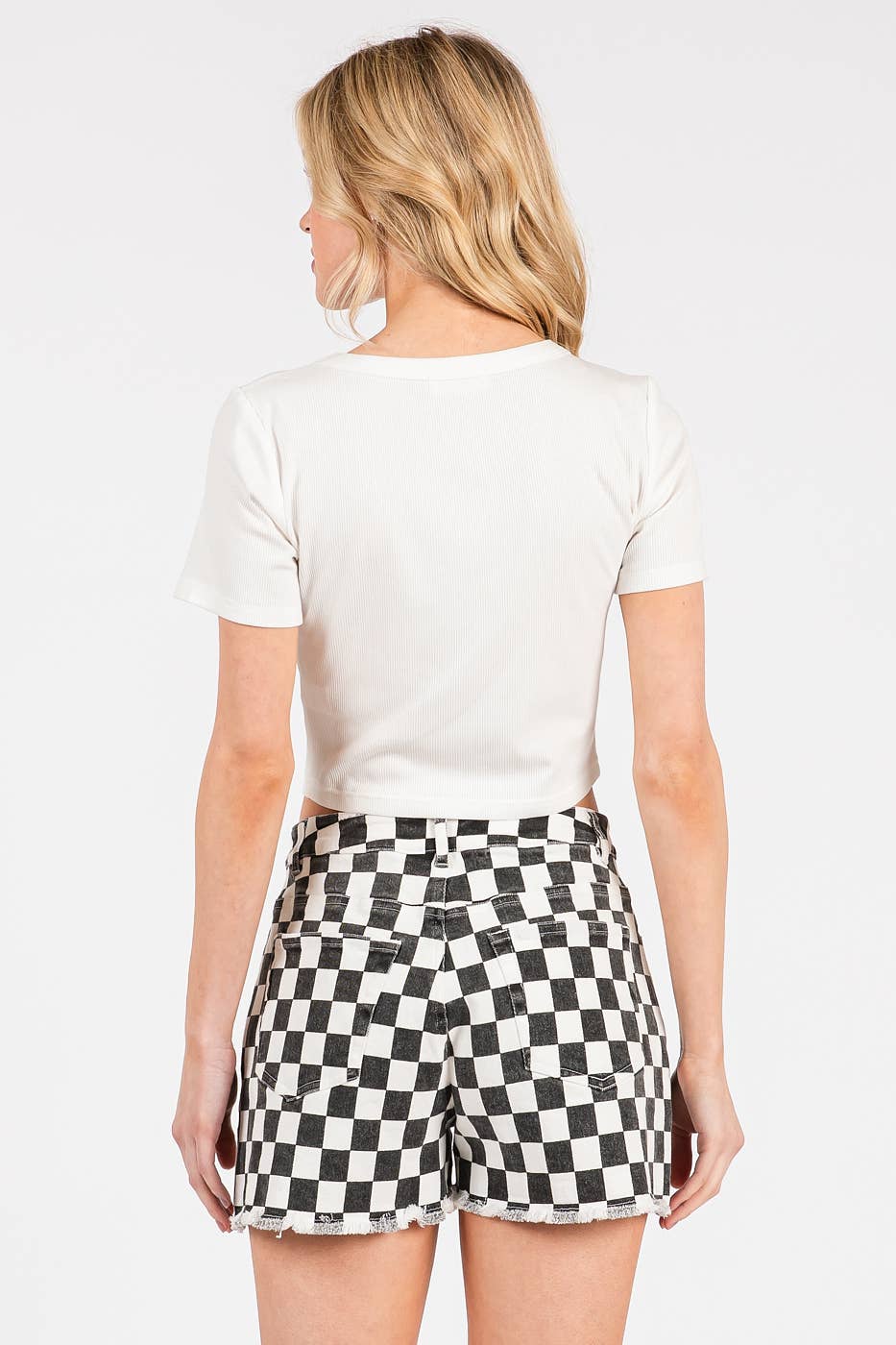 mittoshop - Wholesale Knit Top - Women's - RIBBED ROUND NECK SHORT SLEEVE BASIC CROP TEE6