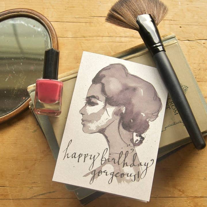 Girls, Girls, Girls - Face Four cartão de felicitações por atacado de Dippy egg