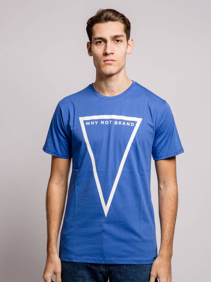 Triangle Tee Royal for wholesale by Why Not Brand