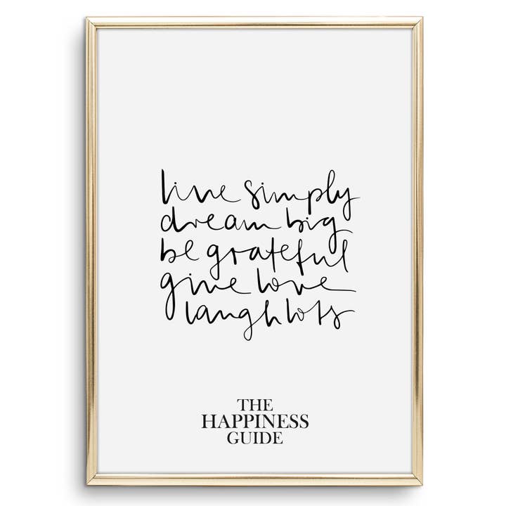 Affisch 'Lycka Guide för wholesale av Tales by Jen