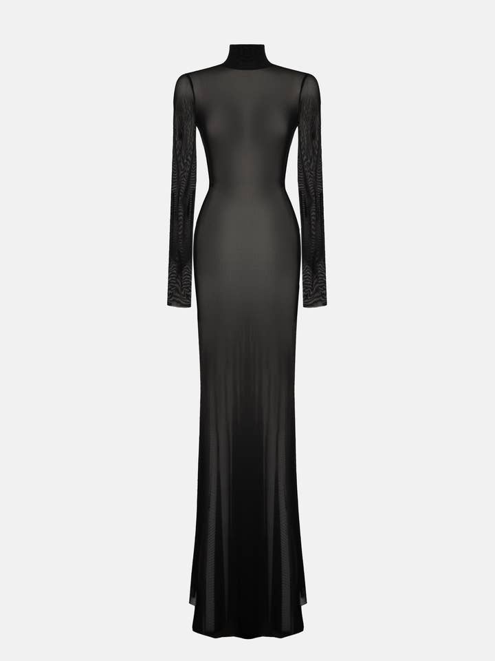 KENZA MESH MAXI DRESS for wholesale by Lily Phellera