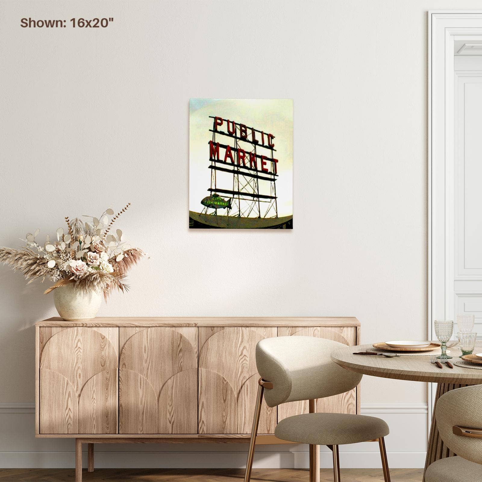 3dRose - Wholesale Art Print - 3dRose, Public Market Seattle , Museum Grade Canvas Wrap6