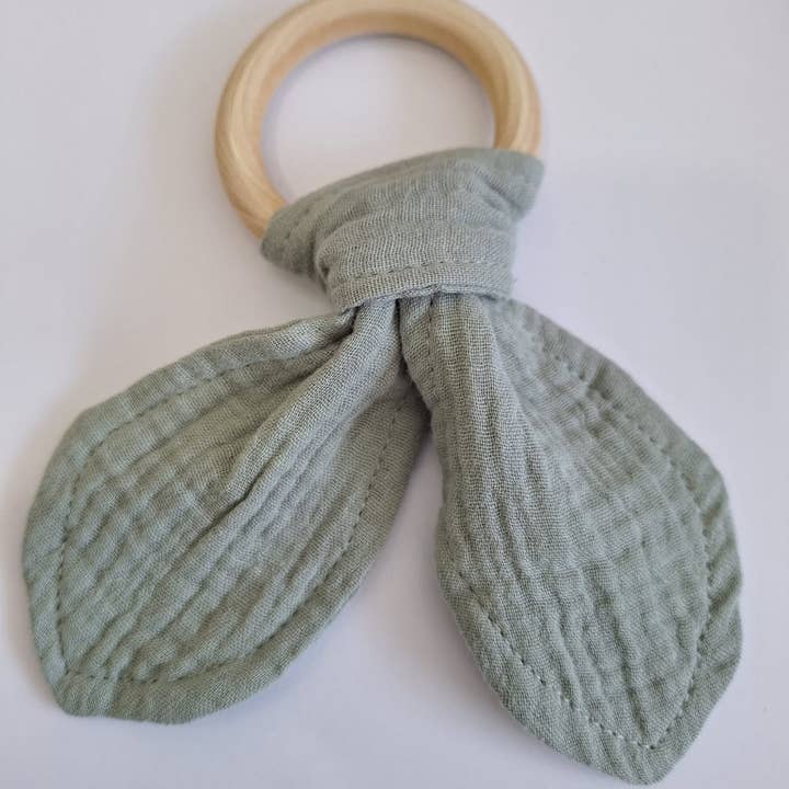 Cotton Socks - Wholesale Teether (Not Clip-On) - Baby - MC-04 Organic Cotton Muslin Teether 16 cm x 8 cm9