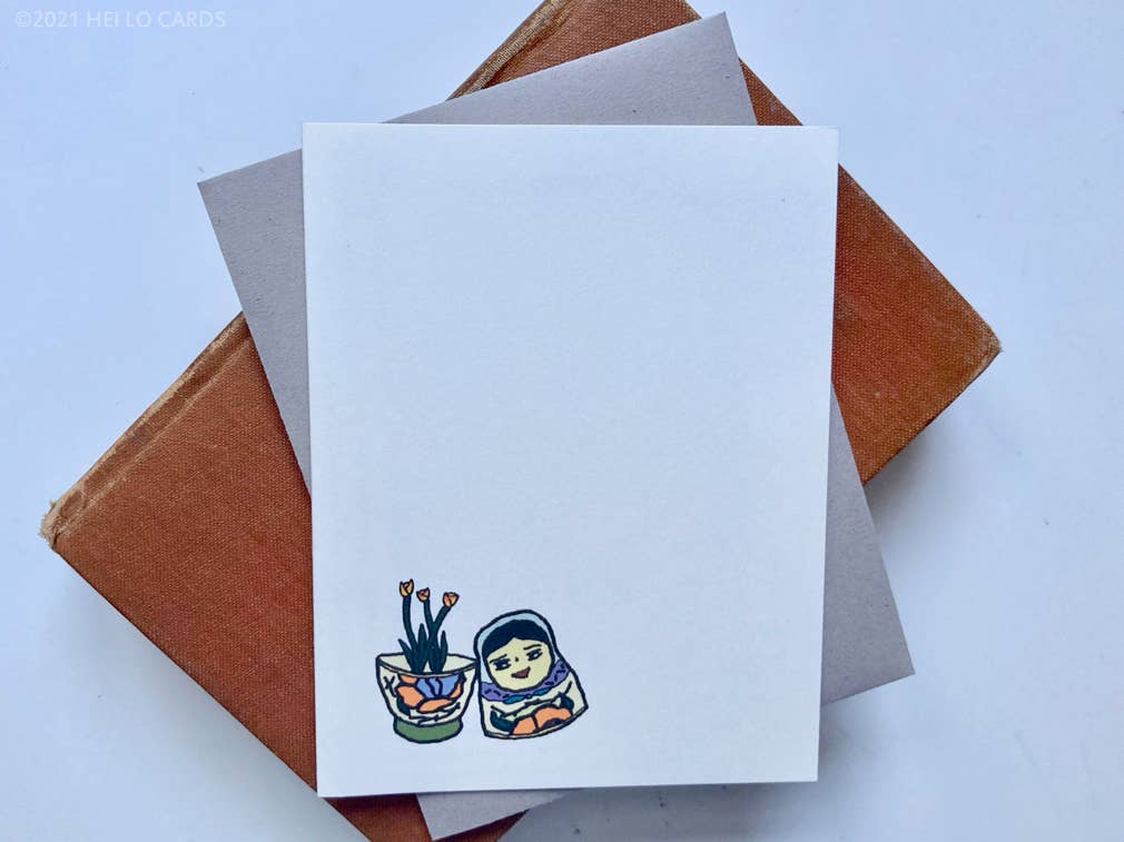 HEI LO CARDS - Wholesale Thinking of You Card - "Nesting Thoughts" Nesting Dolls Thinking of You Card1