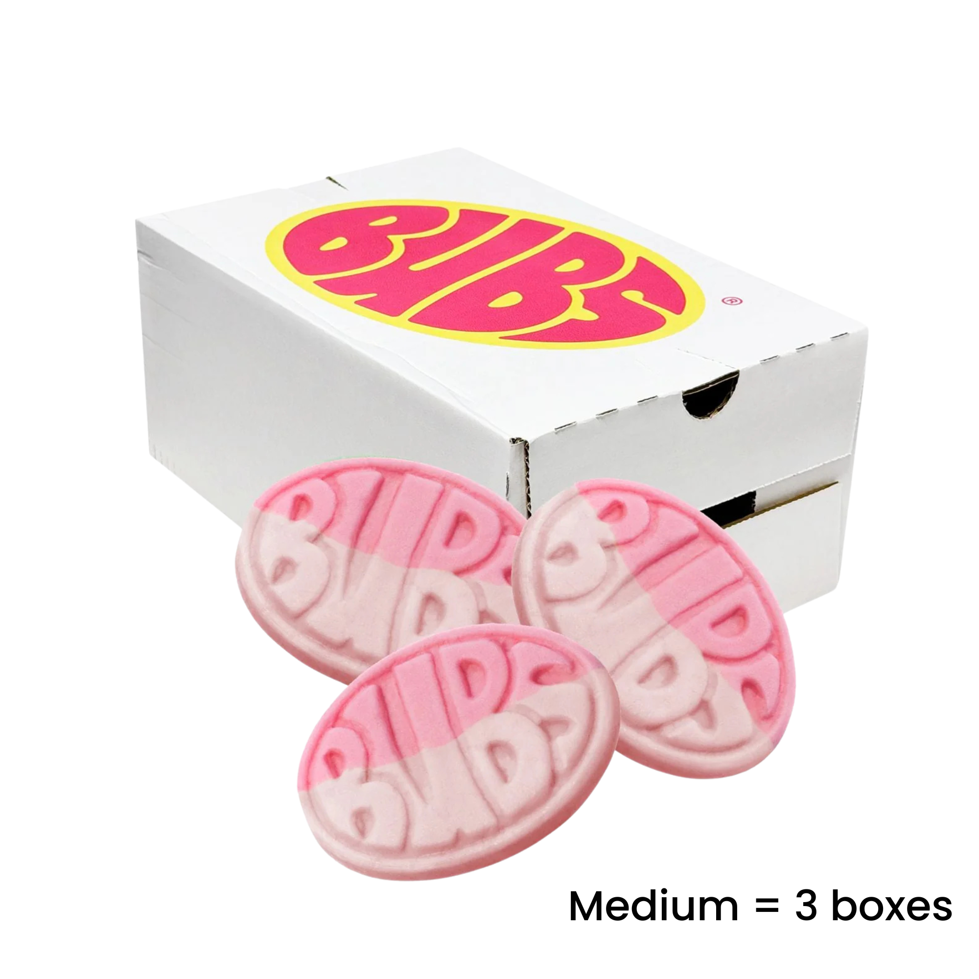 Nordicbangers - Swedish Candy Supply – wholesale Gummy – Bubs Swedish Candy Box 2.8kg Oval Wild StrawberryPomegranate1